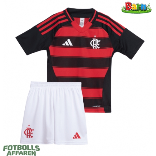 Flamengo Hemmaställ Barn 2025-26 Kortärmad (+ Korta byxor)